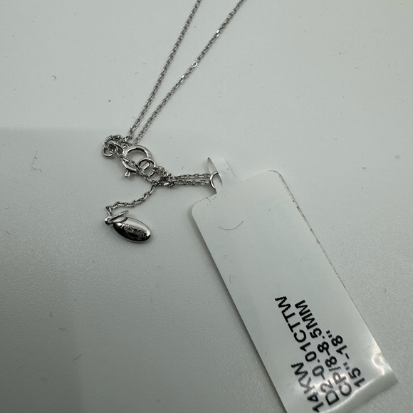 Tara Cultured Pearl and Diamond Pendant Necklace on 14k White Gold Chain - Picture 7 of 7